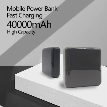Naujos elektrinės Banko Nešiojamų 40000mAh Dual USB Greitas Įkroviklis Išorės Baterija, Įkroviklis,Mobiliųjų Telefoną, Planšetinį Kompiuterį,