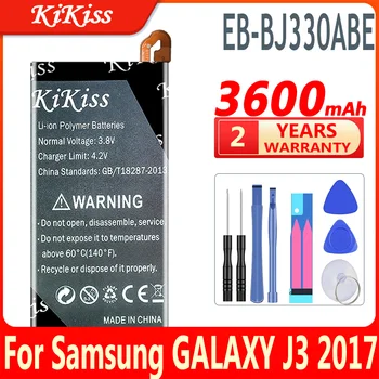 KiKiss Battery EB-BJ330ABE Samsung GALAXY j3 skyrius 2017 SM-J330 J3300 SM-J3300 SM-J330F/DS SM-J330FN SM-J330G SM-J330L