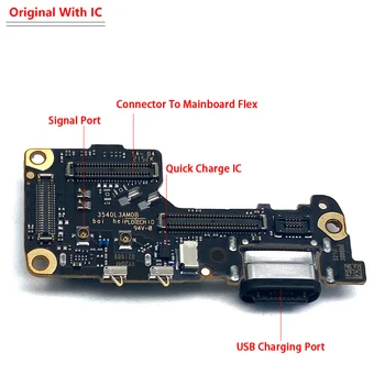 Už Xiaomi Mi 12 Pro USB Įkrovimo lizdas Dokas Kištukinis Lizdas Valdybos Flex Kabelio Jungtis Dalys