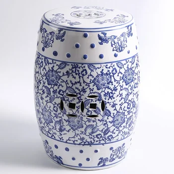 Jingdezhen Keramikos išmatose Antikvarinis Mėlynos Ir Baltos spalvos porceliano keramikos Išmatose