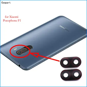2vnt/daug Coopart Naujų Atgal Galinio vaizdo Kamera objektyvo stiklo pakeitimo Xiaomi Pocophone F1 F1 Poco