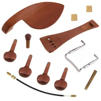 Įrankis 12Pcs 4/4 Smuikas Smuiku Paieška Vinys Endpin Tailpiece Detalės Luthier Įrankių Rinkinys