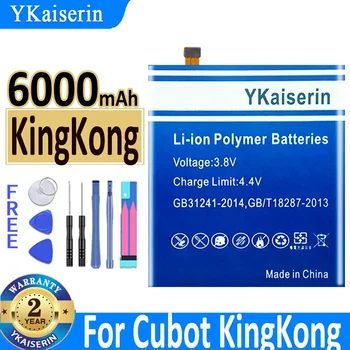 6000mAh YKaiserin Baterija Cubot KingKong King Kong Bateria