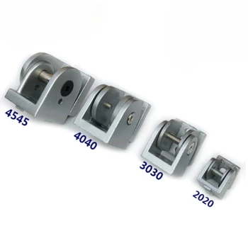 1PC 2020/3030/4040 Cinko lydinys, vyrių pramonės aliuminio profilio reguliuojamas kampas jungtis stačiu kampu lankstų montavimo pivot