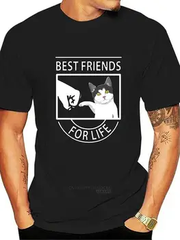 Geriausi Draugai visam Gyvenimui Japonijos Genki Katė Marškinėliai Modalinis O-kaklo trumpomis Rankovėmis Orui, Patogūs marškinėliai