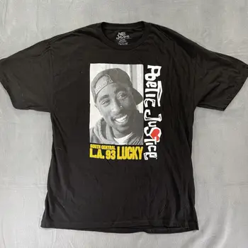 Naujas Poetinis Teisingumas 2 Pac Mens 1993 Black T-Shirt SZ XL