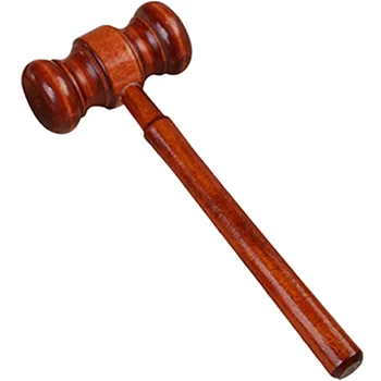 Mediniai Teisėjas Gavel Teismas Aukciono Plaktukas Gavel Kūrybos Vaikams Vaidmuo Žaisti Plaktukas Žaislas