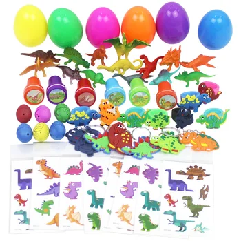 48Pcs Gyvūnų Dinozaurų Šalis, Žaislai Vaikams, Cartoon Antspaudų Dinozaurų Kiaušinių Maža Dovana Svečiams Urmu Pinata Užpildų Partijos Naudai