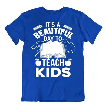 Tai Graži Diena Mokyti Vaikus Marškinėlius Juokingi Marškinėliai-Geriausia Dovana Mokytojas ilgomis rankovėmis