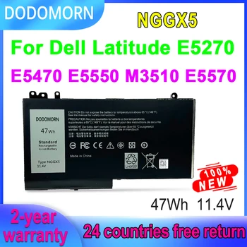 DODOMORN NGGX5 Nešiojamas Baterija Dell Latitude E5270 E5470 E5550 E5570 M3510 954DF JY8D6 0JY8D 11.4 V 47Wh Greitas Pristatymas