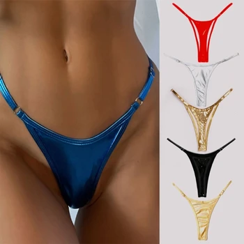 Moterys, Seksualus Apatiniai Mažas Juosmens Thong Kelnaitės Apatinės Kelnės Bikini Bottom G-String Dirželius Reguliuojamas Diržas Apatiniai