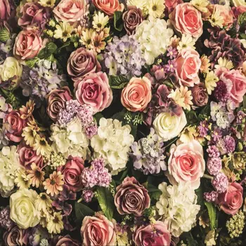 Laeacco Gėlių Fonas Pavasarį Rožinė 3D Gėlių Vestuvių Nuotaka Dušas Šaliai Dekoro Valentino Diena Portretinės Fotografijos Fone