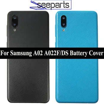 Samsung Galaxy A02 A022 A022F/DS Atgal Baterija Stiklo Dangtis, Galinės Durys Būsto Atveju Pakeisti A02 Samsung Akumuliatoriaus Dangtelį