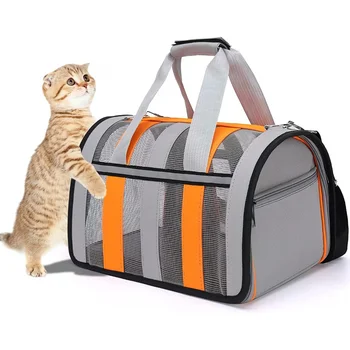 Naminių kačių maiše eiti nešiojamas krepšys Nešiojamų naminių kačių maišelį iš nešiojamų kvėpuojantis lankstymo šuo takeaway Šunys, Šuniukai