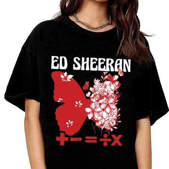 Ed Sheeran Shirt Ed Sheeran Merch Dovana Ed Sheeran Ventiliatoriaus Matematikos Kelionių 2023 Marškinėliai, Unisex O-Kaklo trumpomis Rankovėmis Marškinėliai 0