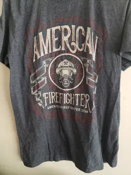 Amerikos Ugniagesiai Trumpomis Rankovėmis T-Shirt Dydis Lg