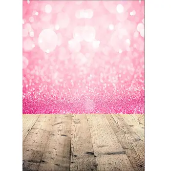 Pink Sparkle Šviečia Bokeh Foto Backdrops Vinilo Audiniu Studija Photobooth Šeimų Vaikams, Kūdikių Vestuvių Photocall Rekvizitai
