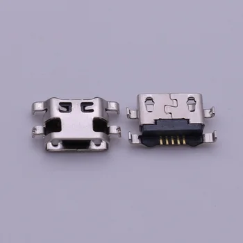 30-50pcs Mikro, Mini USB Lizdas, Krovimo Lizdas Uosto Lenovo A708t S890 Alcatel 7040N 