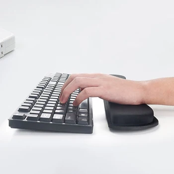 Klaviatūros Riešo Poilsio Trinkelėmis Riešo Poilsio Pelės Mygtukai Atminties Putos Superfine Pluošto PC Kompiuteris Žaidimų Klaviatūra Iškėlė Rankas Platforma