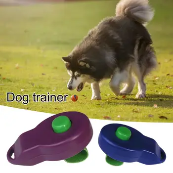 Šunų Mokymo Clicker su Elastinga Juosta Patvarus Šunį Sustabdyti Barking Mokymo Pagalbos Priemonė Kačių Mokymo Treneris Naminių Reikmenys 1