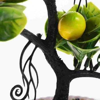 Citrinos Dirbtinių Vaisių Medis Vazoninių Augalų Dekoracijos Modeliavimas Bonsai Ornamentu Biuras 1