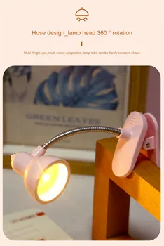 Įrašą Knygoje Šviesos Skaitymo Lemputės Naktiniai Įrašą Šviesos Vaikai Baterija Mažas LED Žibintai Naktį Studentų Akių Apsauga Stalo Lempa 2