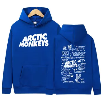 Roko Arctic Monkeys Albumo Kelionių 2023 Hoodie Vyrų Hip-Hop Retro Gotikos Puloveris Palaidinukė Unisex Atsitiktinis Negabaritinių Bliuzono Streetwear 2