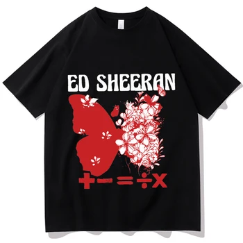 Ed Sheeran Shirt Ed Sheeran Merch Dovana Ed Sheeran Ventiliatoriaus Matematikos Kelionių 2023 Marškinėliai, Unisex O-Kaklo trumpomis Rankovėmis Marškinėliai 2