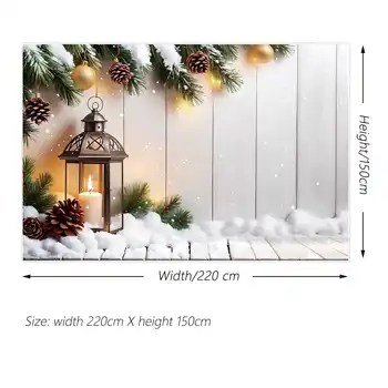 MĖNULIS.QG Fone Kalėdų Photozone fotostudijos Fono Nuotrauka Sniego Grindys Medžio Lentų, Sienos Pušies Papuošalai Priedai 3