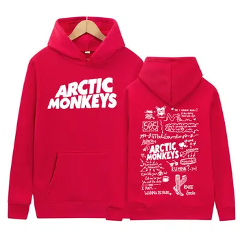 Roko Arctic Monkeys Albumo Kelionių 2023 Hoodie Vyrų Hip-Hop Retro Gotikos Puloveris Palaidinukė Unisex Atsitiktinis Negabaritinių Bliuzono Streetwear 4
