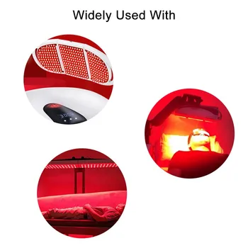 Didelės Galios LED Lemputė Karoliukai 2*3W Red 660nm Infraraudonųjų spindulių 850nm Integruotas LED Dvigubai Chip SMD Diodų, 