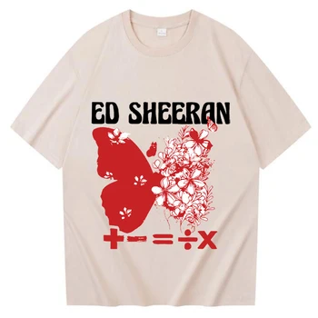 Ed Sheeran Shirt Ed Sheeran Merch Dovana Ed Sheeran Ventiliatoriaus Matematikos Kelionių 2023 Marškinėliai, Unisex O-Kaklo trumpomis Rankovėmis Marškinėliai 5