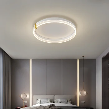 LED Lubų Liustra Gyvenimo Kambario, Miegamasis Šiuolaikinės Pakabukas Šviesos Blizgus, Namų Patalpų Apšvietimas Apvalus Žiedas, Kabamųjų Lubų Šviesos 5