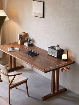 Medžio masyvo stalas workbench Šiaurės kambarį ilgas stalas stalas valdybos namų valgomojo stalas