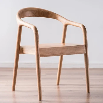 Lauko Medinė Kėdė Vestuvių Biuro Kėdžių Moderni Valgomojo Kėdės, Virtuvės Sofos Šiaurės Baldai