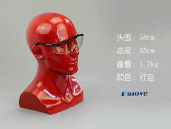 Madingas Geriausios Kokybės Vyriška Kaukė Galvos Manekenas Akiniai Nuo Saulės Manekeno Galvos Madinga Ekranas 0