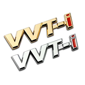 3d Metalo VVT-i Logotipas VVTI Raidžių Automobilio Sparnas Emblema Kamieno Ženklelis 