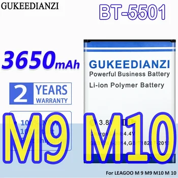 BT-5501 3650mAh GUKEEDIANZI Didelės Talpos Bateriją LEAGOO M9 M10 BT5501 Bateria + Nemokamas Įrankiai 0