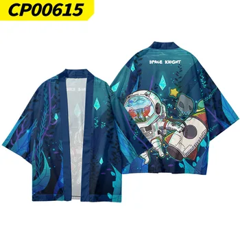 Mados Anime Spausdinti Japonų Megztinis Marškinėliai 2022 M. Moterys Vyrai Cosplay Tradicinių Kimono Atsitiktinis Yukata Drabužiai Plius Dydis 0