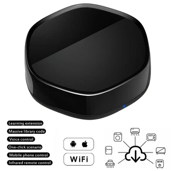 Wifi Black Protingas Valdiklis Usb Nuotolinio valdymo pultelis Neo Coolcam Universalus Nuotolinio Belaidžio Ifttt Pažangus Jutiklių Ir Nas-ir02w