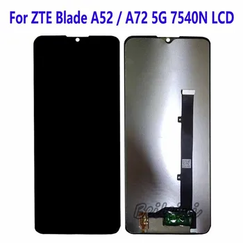 Už ZTE Blade A72 5G 7540N Kelionę 30 LCD Ekranas Jutiklinis Ekranas skaitmeninis keitiklis Asamblėjos ZTE Blade A52 LCD Rėmelyje