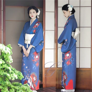 Geriausiai Parduodamų Deivė Mergaitė Spausdinimo Kimono Vėjo Chalatas Foto Drabužių Japonijos Pagerino Naujas Japonų Cos Anime Kimono 0